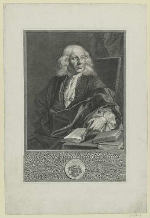 Bildnis des Wolffgang Gabriel Pachelbl à Gehag