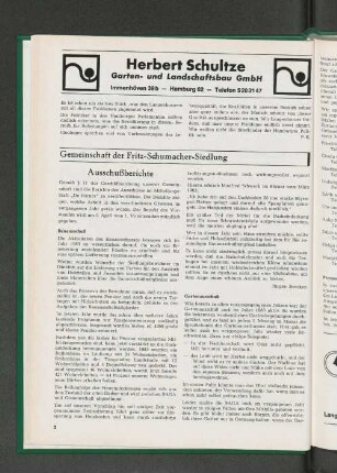 Gemeinschaft der Fritz-Schumacher-Siedlung