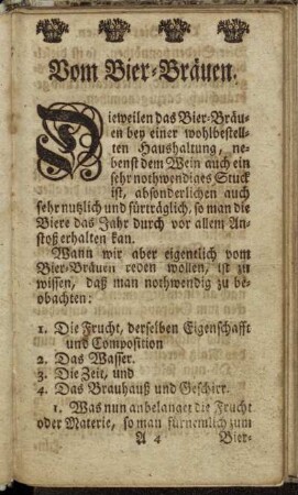Vom Bier-Bräuen.