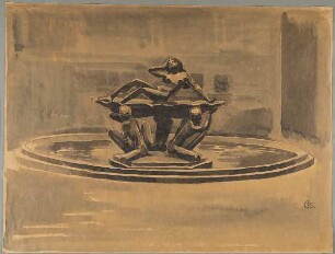 Entwurf für einen Brunnen
