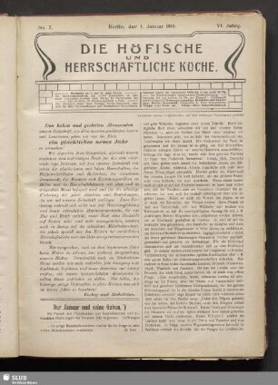 No. 7, 1. Januar 1910