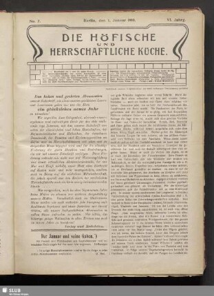 No. 7, 1. Januar 1910