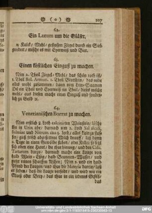 63. Einen köstlichen Einguß zu machen.