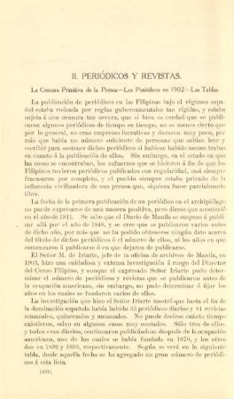 II. Periódicos y revistas