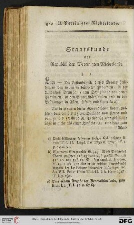 Staatskunde der Republik der Vereinigten Niederlande