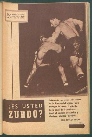 ¿Es usted zurdo?