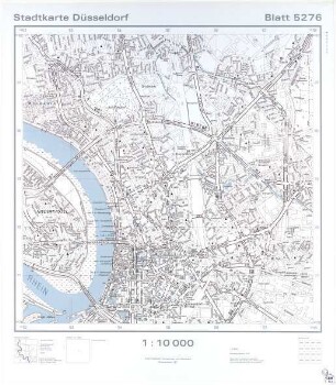 Stadtkarte Düsseldorf, Blatt 5276