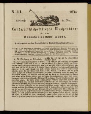 No 11. 14. März. 1834