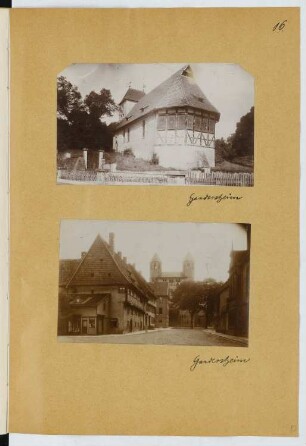Kapelle, Gandersheim. Stiftskirche, Gandersheim: Ansichten (aus: Skizzen- und Fotoalbum 22)
