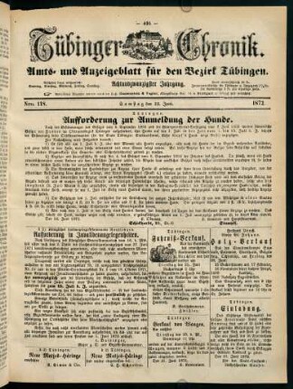 495-510, 22. Juni (Nro. 118) - 26. Juni (Nro. 121)