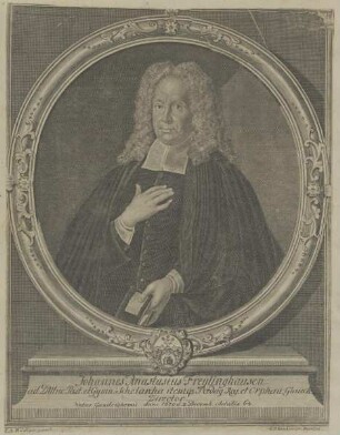Bildnis des Johannes Anastasius Freylinghausen