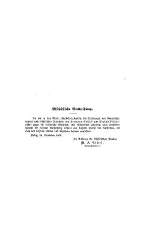 Bischöfliche Gutheißung
