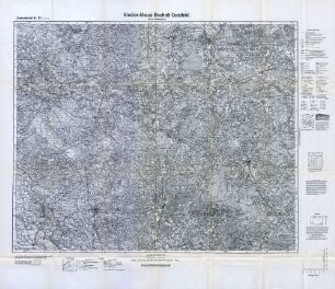 Reichskarte: Einheitsblatt 70 (1cm-Karte) Vreden-Ahaus-Bocholt-Coesfeld