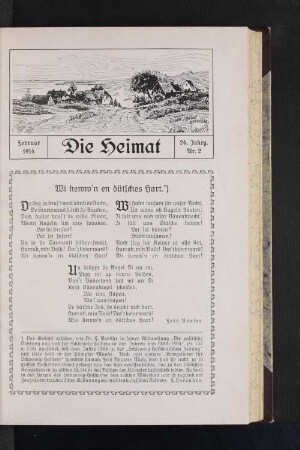 Februar 1914, 24. Jahrg. Nr. 2