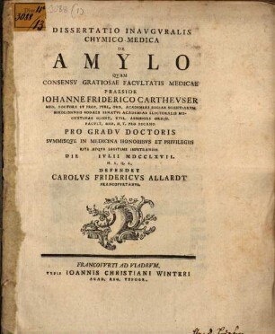 Diss. inaug. chymico-med. de amylo