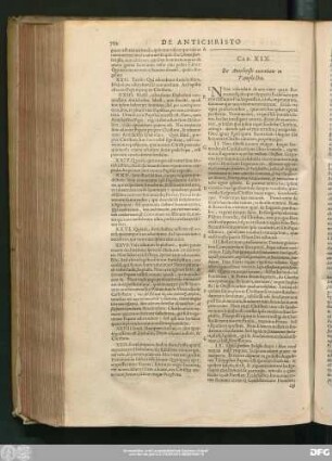 Cap. XIX. De Antichristi autoritate in Templo Dei.