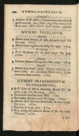 [Nummi Archiducum, Ducum, Marchionum, Landgraviorum, Principum, Comitum et Baronum]