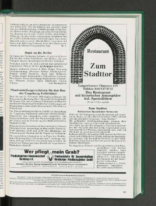 Dank an die Helfer