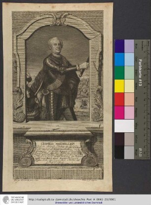Leopold Maximilian / Fürst zu Anhalt, Hertzog zu Sachsen, Engern und Westphalen ... / George Lisiewsky pinx. Fritzsch sc. Lipsiæ