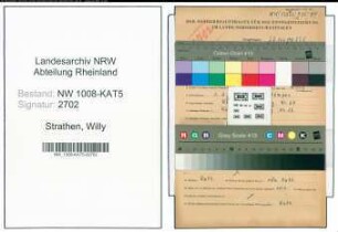 Entnazifizierung Willy Strathen , geb. 01.02.1915 (Lehrer)