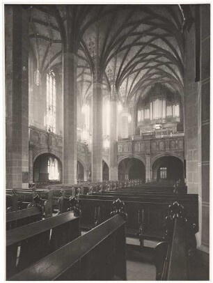 Thomaskirche, Leipzig Bachgruft: Orgel