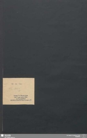 724: Brief von Unbekannt an Friedrich Mohs vom 15.07.1836 - XVII 852 2.