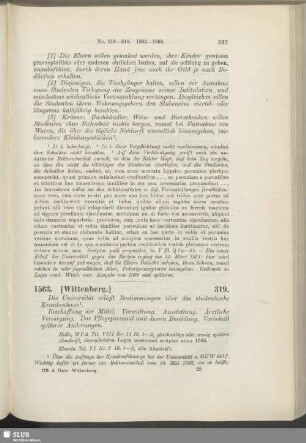 319. 1563, [Wittenberg]