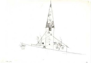 Gsaenger, Gustav; Fischbachau (Bayern); Ev. Kirche - Ansicht