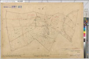 Hilbeck (Werl), Umlegung Hilbeck, Bl.6 Zuteilungskarte Hilbeck Flur 6