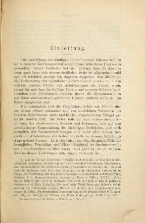Vorlesungen über Hülfsmittel und Methode des geographischen Unterrichts, 1