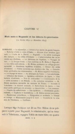 Chapitre VI. Huit mois à Nagasaki et les débuts du provicaire (12 février 1873 - 31 décembre 1874)