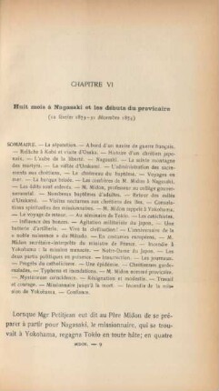 Chapitre VI. Huit mois à Nagasaki et les débuts du provicaire (12 février 1873 - 31 décembre 1874)