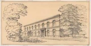 Opernhaus, Hannover: Perspektivische Ansicht