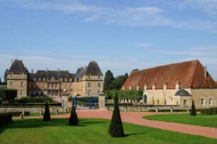 Frankreich. Bourgogne. Saone et Loire. Dree. Chateau de Dree. Schlossbau des französischen Absolutismus