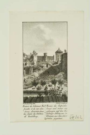 Ruine Ruprechtsbau des Heidelberger Schlosses