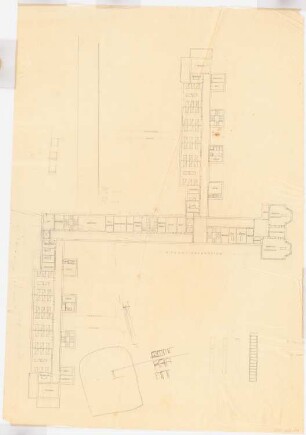 Krankenhaus: Grundriss 2. Obergeschoss 1:200