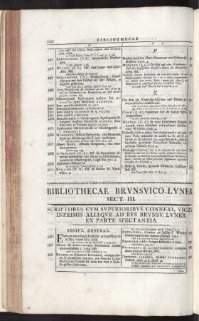 Bibliothecae Brunsvico-Luneb. Sect. III.