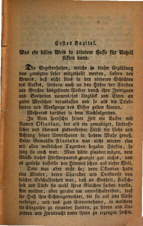 Kaiser Oktavian, dessen unschuldig verstoßene Gemahlin Florinda, sowie auch höchst merkwürdige und wundersame Abenteuer von deren beiden Söhnen Florens und Lion : eine Erzählung aus den Zeiten des römischen Kaiserreiches