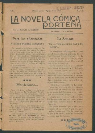 Para los aficionados : Nuestro primer concurso