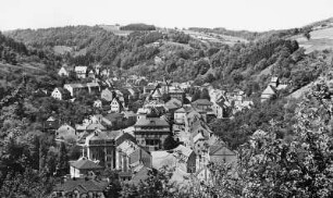 Glashütte, Stadtansicht : Glashütte. Stadtansicht