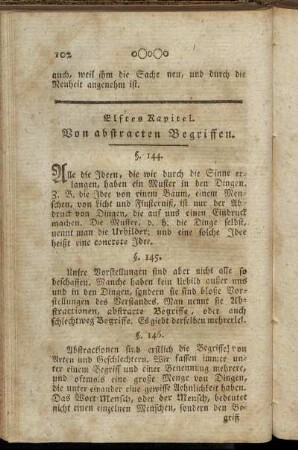 Elftes Kapitel. Von abstracten Begriffen. - Zwölftes Kapitel. Von dem Urtheile.
