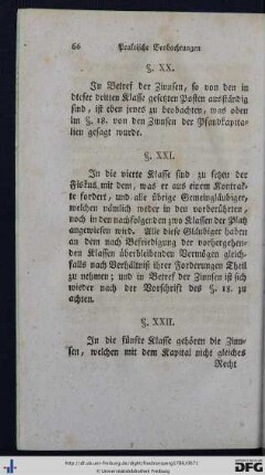 §. XXI - §. XXV.