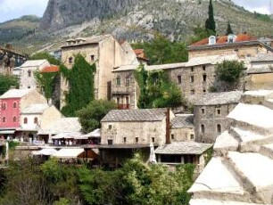Mostar: Stadtansicht