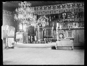 Unbekannte Ortschaft [Litauen/Weißrussland/Ukraine?]: Ikonostase einer orthodoxen Kirche