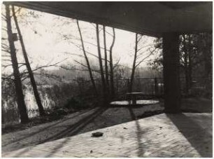 Garten Noack, Potsdam-Nedlitz: Terrasse, Tisch