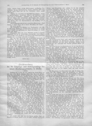 Preisbewerbung für die Heizungs- und Lüftungsanlage des neuen Reichstagsgebäudes in Berlin.