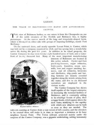 The Trade of Baltimore - Its Rapid and Astonishing Growth