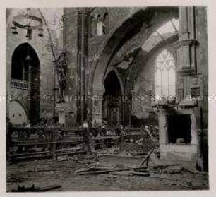 Münster in Westfalen, St.-Paulus-Dom, Zerstörungen im Inneren