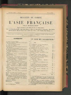 Nr. 23. Février 1903.