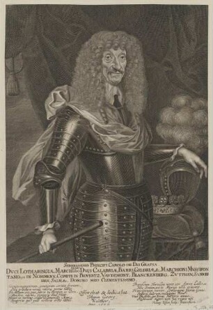 Bildnis des Carolus IIII. von Lothringen